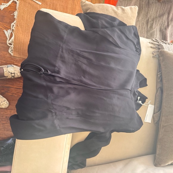 Reformation Ottessa Black dress XL - Picture 6 of 10